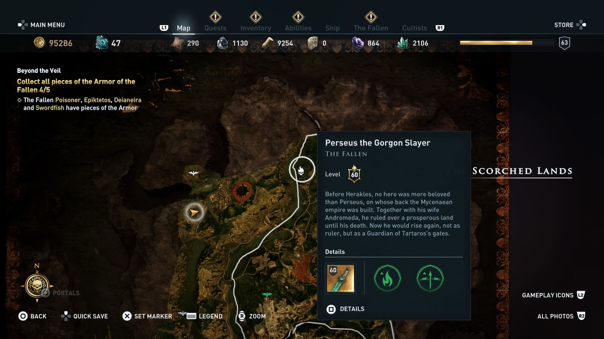 The Underworld's Fallen Guardians (All Fallen Locations) AC Odyssey