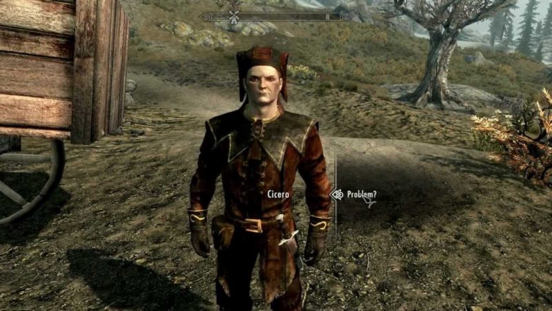 cicero - best skyrim companion