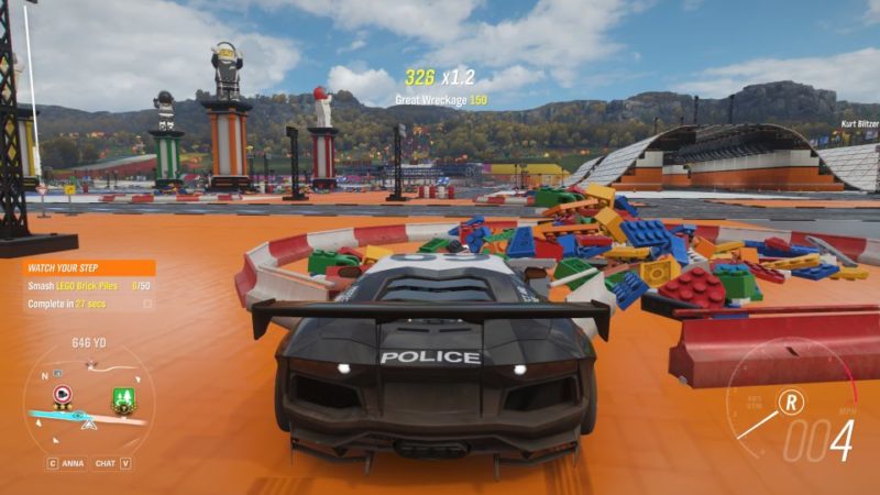 forza horizon 4 (lego speed champions) - where to find lego brick piles