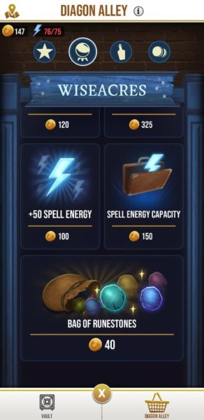 how to get more energy - wizards unite