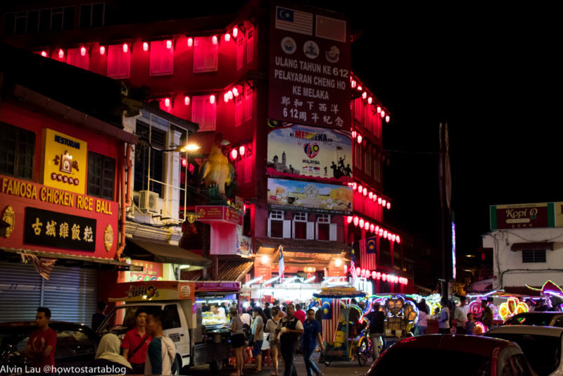 jonker street - things to do in melaka at night