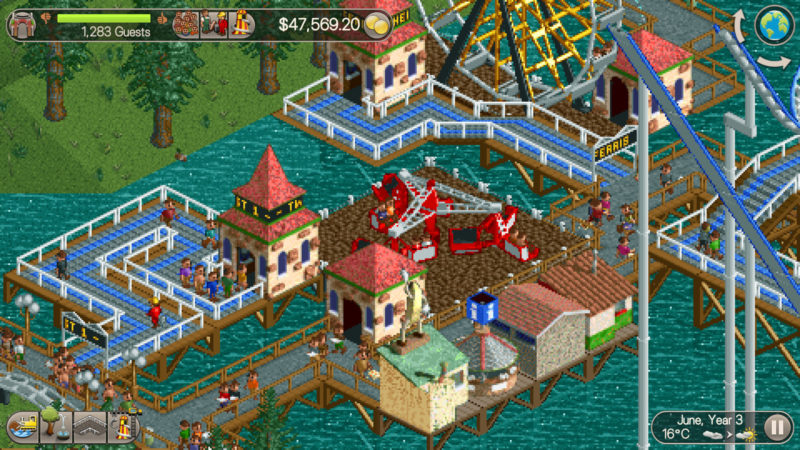 top tycoon games like rollercoaster tycoon