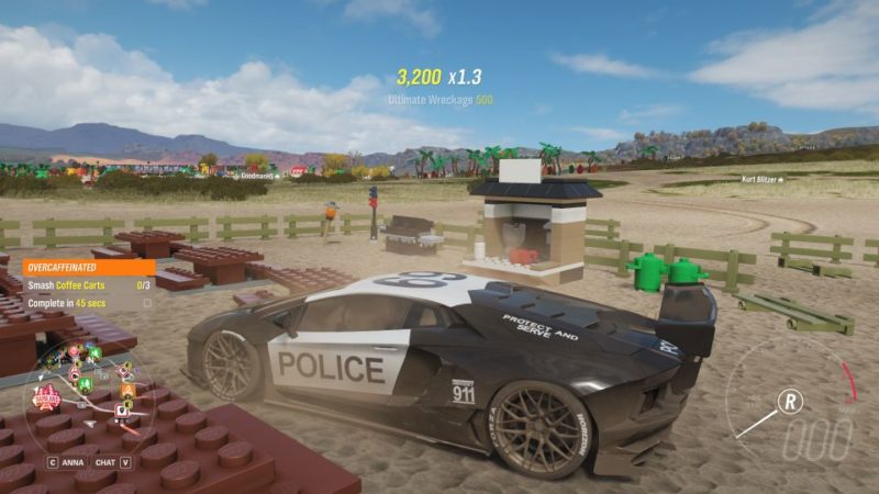 smash 3 coffee carts - forza horizon 4 (lego speed champions)