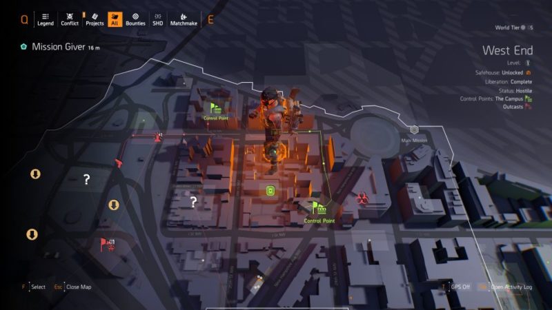 the division 2 - garage stash location