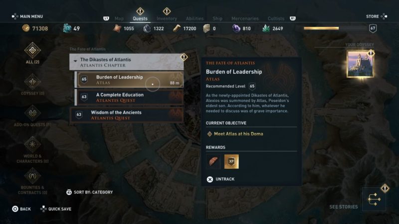 ac odyssey - burden of leadership