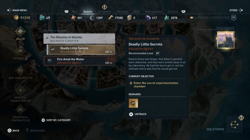 ac odyssey - deadly little secrets