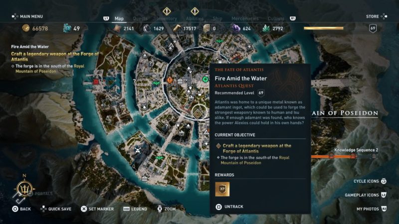 ac odyssey - fire amid the water guide