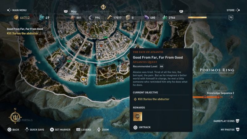 ac odyssey - good from far, far from good walkthrough