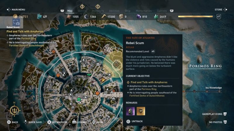 ac odyssey - rebel scum guide