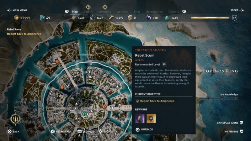 ac odyssey - rebel scum wiki and guide