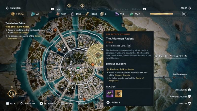 ac odyssey - the atlantean patient guide