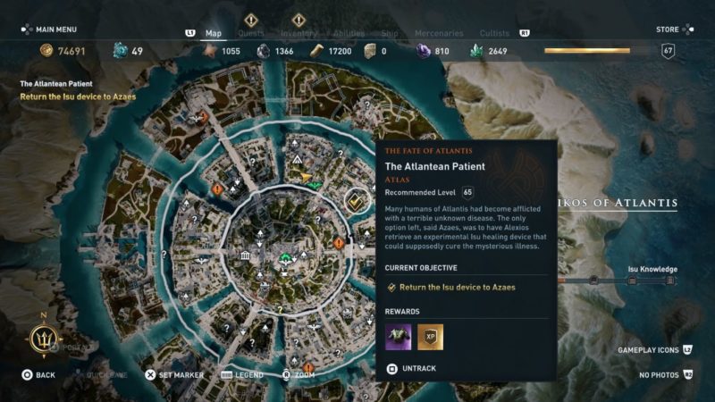 ac odyssey - the atlantean patient wiki