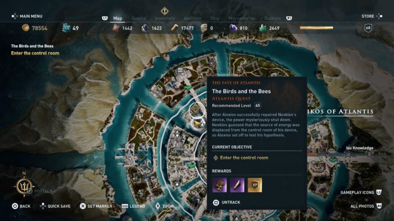 ac odyssey - the birds and the bees guide