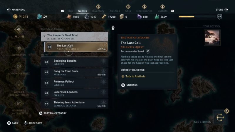 ac odyssey - the last call