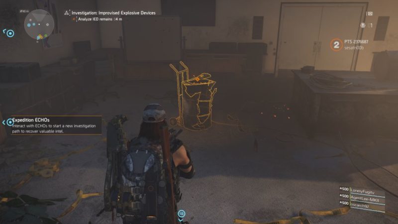 division 2 - kenly library - improvised explosive device wiki