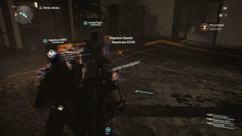 division 2 - kenly library - improvised explosive device wiki and guide