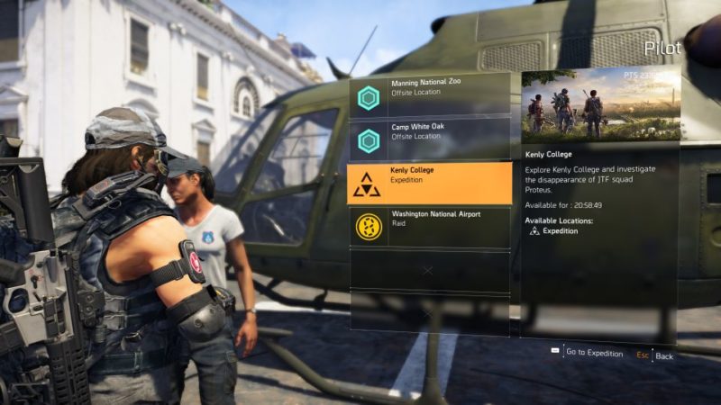 division 2 - kenly library outcast server equipment guide