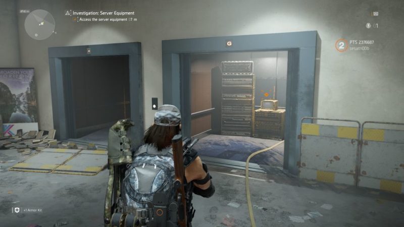 division 2 - kenly library outcast server equipment mission walkthrough