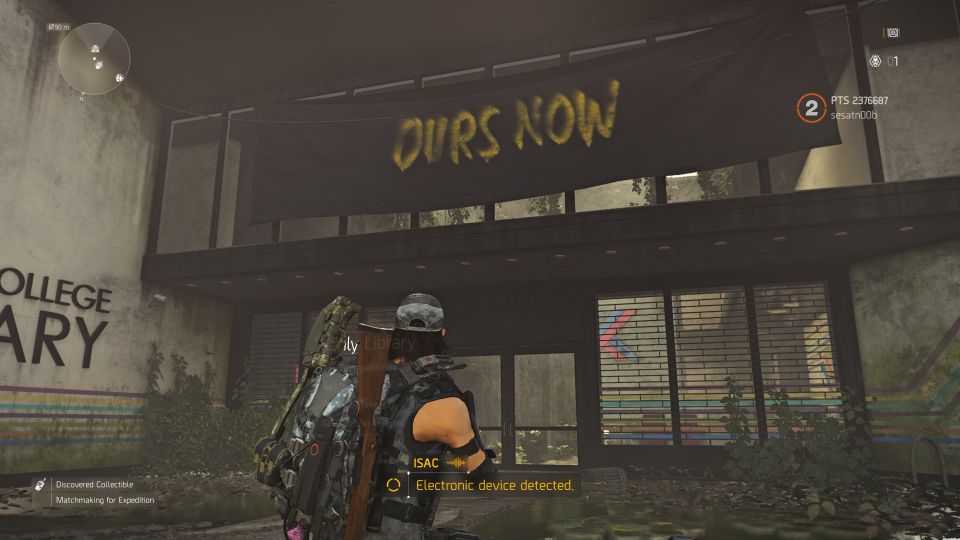 Kenly Library Expedition (Outcast Server Equipment) Division 2 Wiki