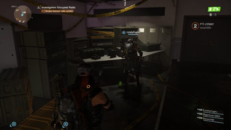 division 2 - kenly library - secure radio handset quest guide