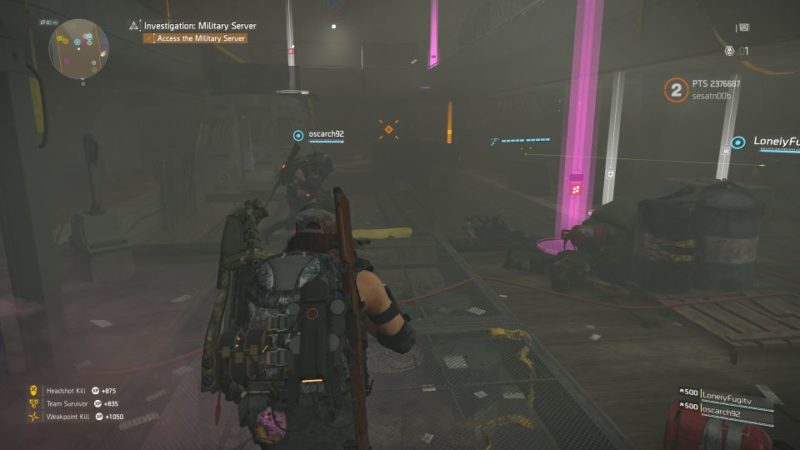 division 2 - kenly metro station - deployed military server quest