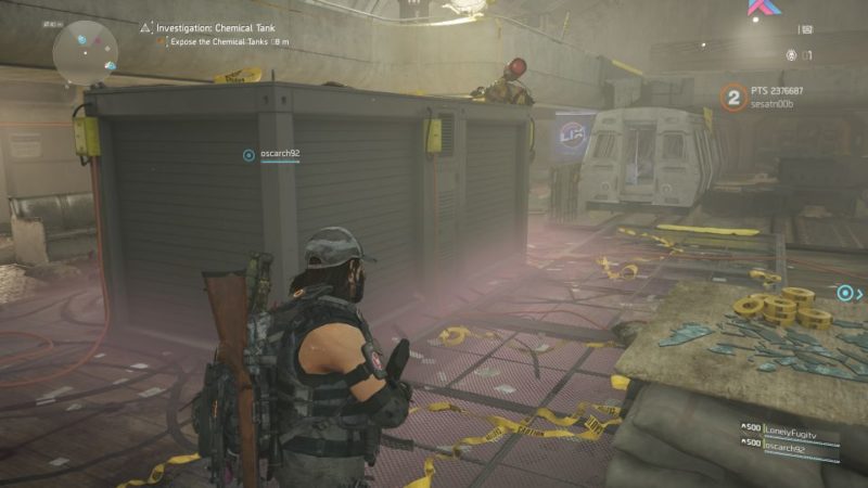 division 2 - kenly metro station - large chemical tank guide tips