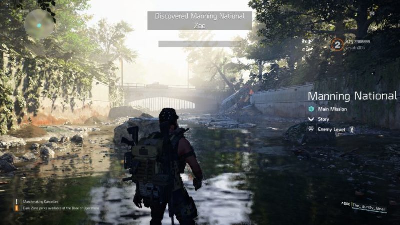 division 2 - manning national zoo public test server