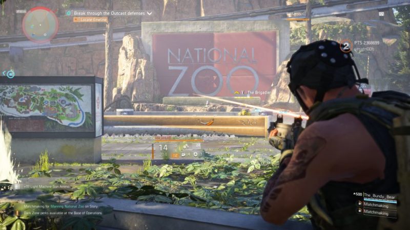 division 2 - manning national zoo quest