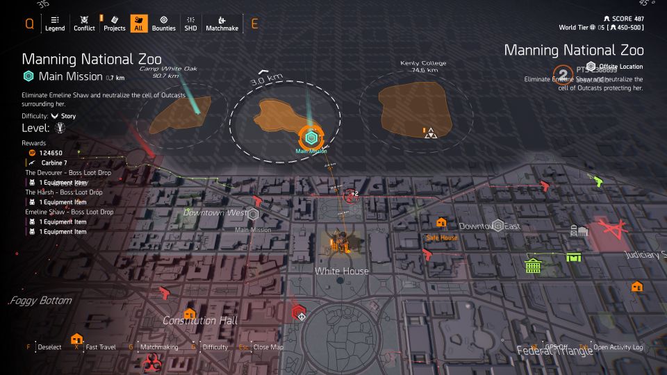 Manning National Zoo The Division 2 Walkthrough