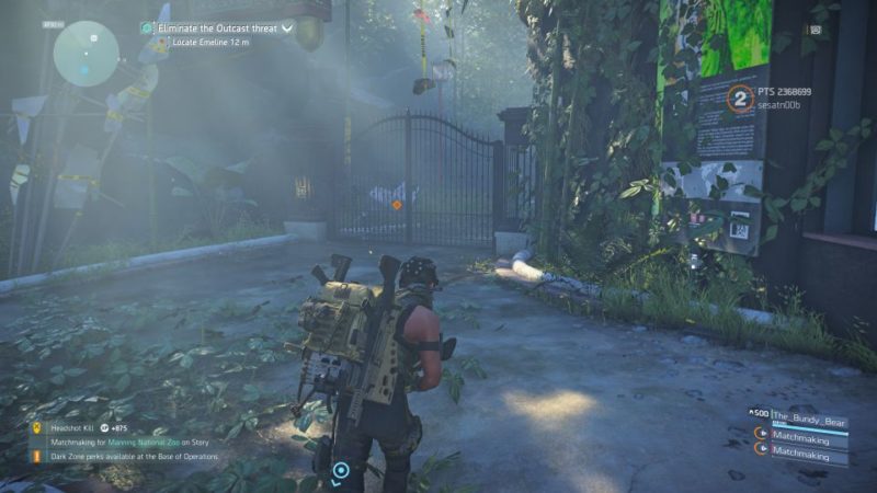 manning national zoo - the division 2 mission