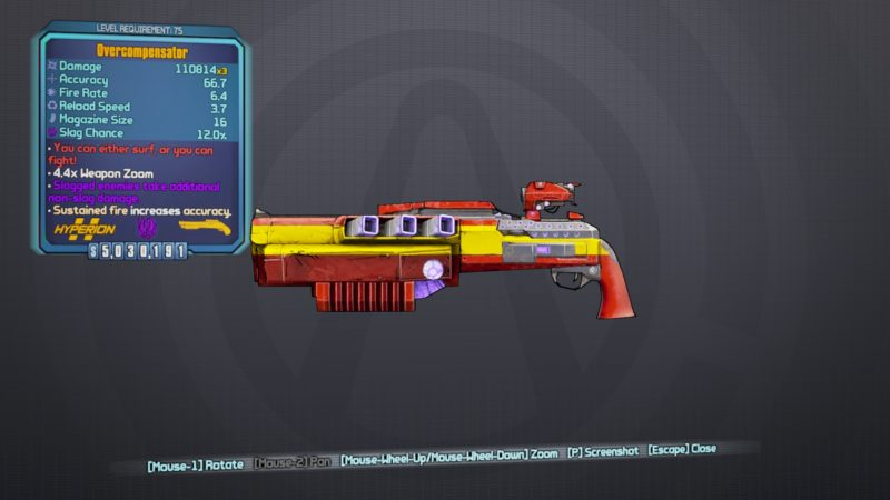 best guns in borderlands 2