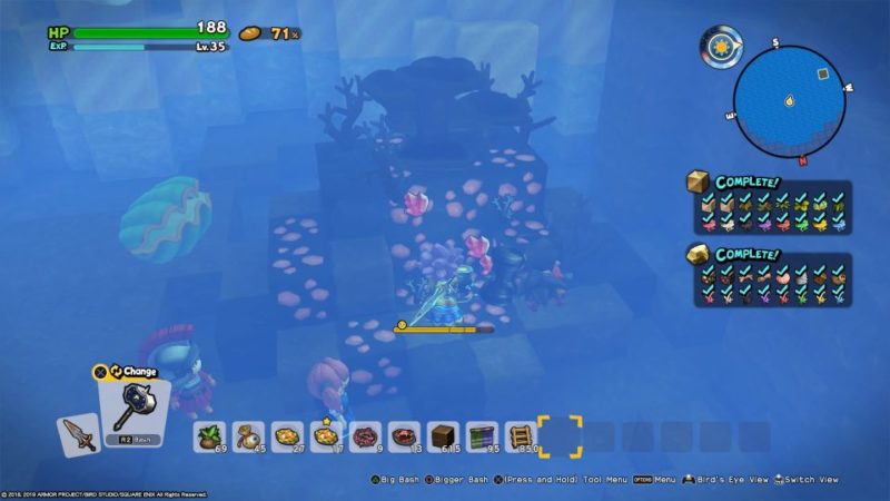 dq builders 2 coral ray all checklist