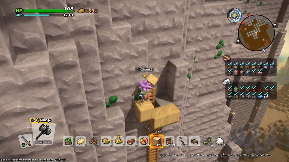 dragon quest builders blue blocks