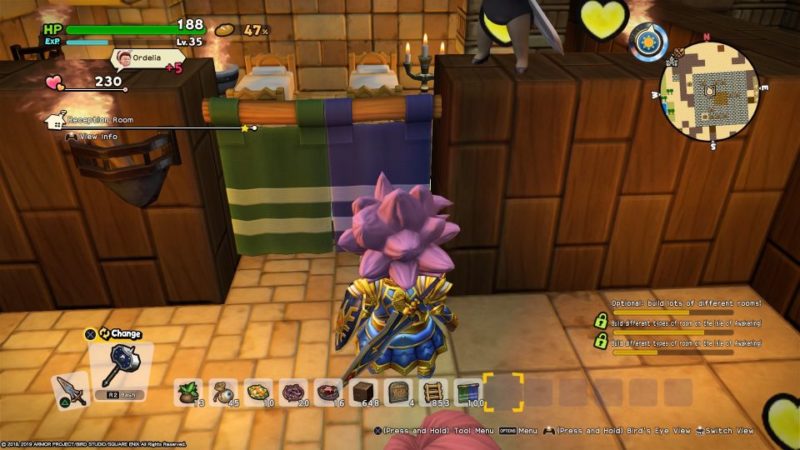 dqb2 how to build a hotel