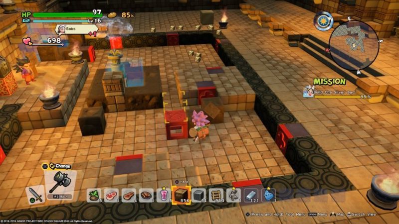 dqb2 - pull red box to blue tile