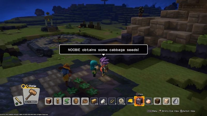 dragon quest builders 2 - furrowfield cabbage