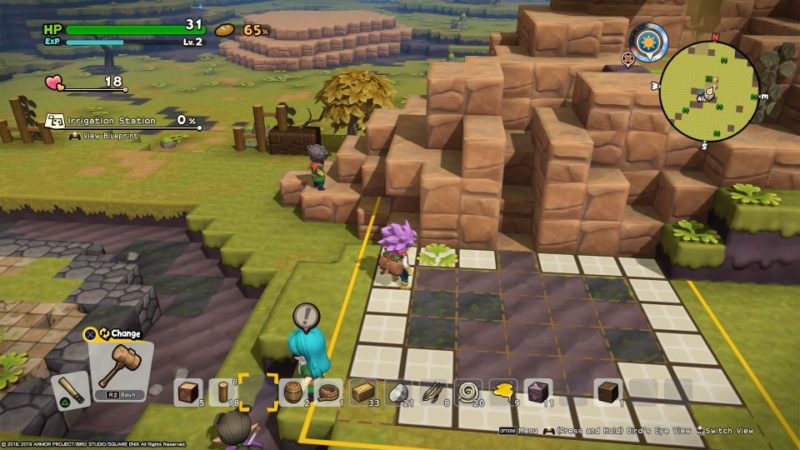 dragon quest builders 2 - furrowfield go to the farm