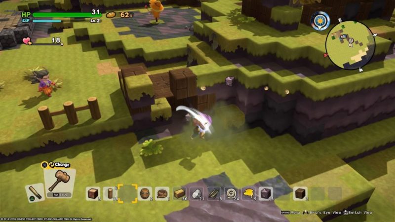 dragon quest builders 2 - furrowfield how to make irrigation