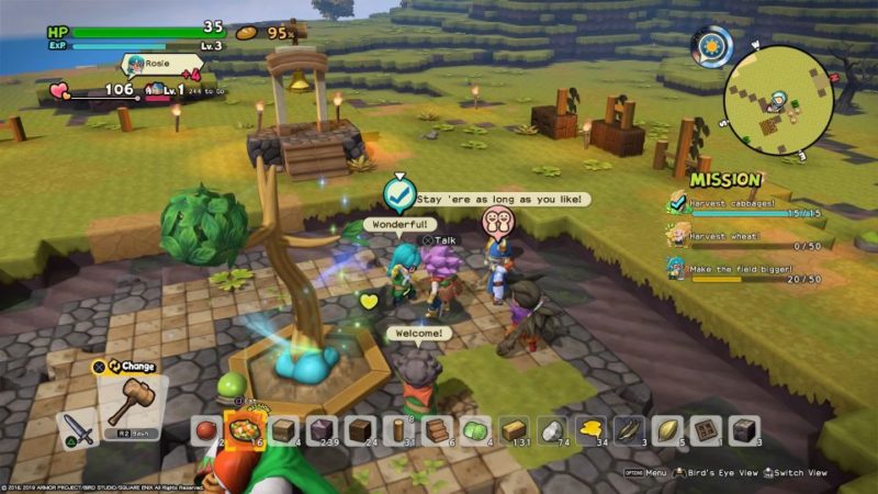 dragon quest builders 2 - furrowfield walkthrough guide