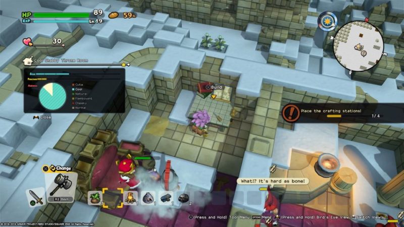 dragon quest builders 2 - moonbrooke walkthrough tips