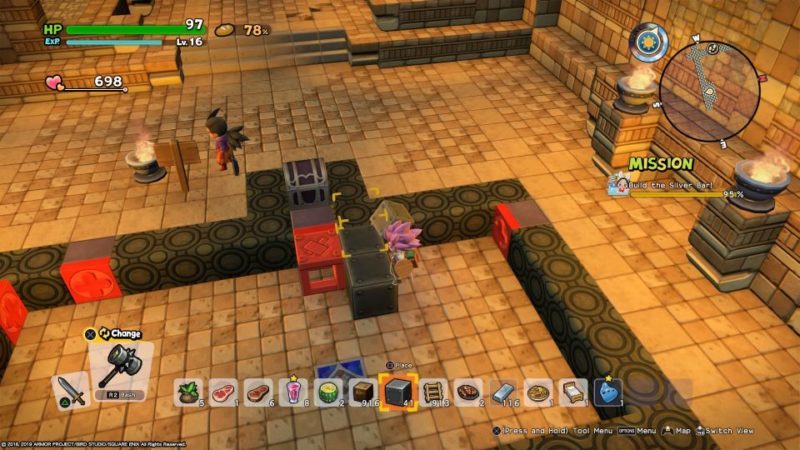 dragon quest builders 2 - puzzle to get echo flute