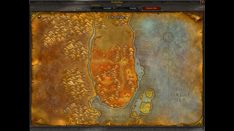 durotar tiger location - wow classic