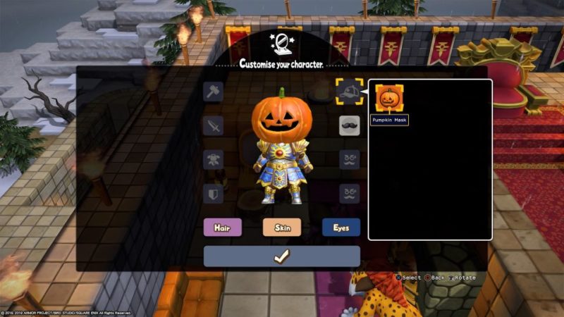 how to change appearance in dragon quest builders 2