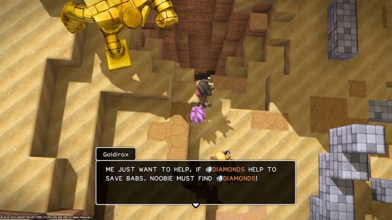 how to find diamonds in dragon quest builders 2