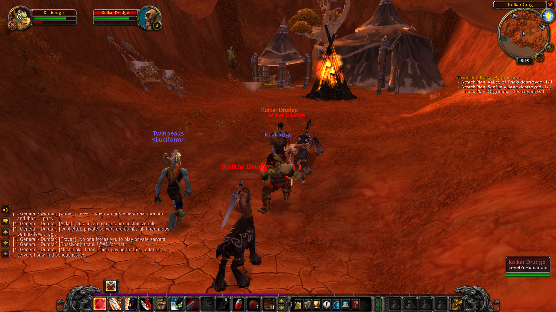 Thwarting Kolkar Aggression (Attack Plans) WoW Classic Guide