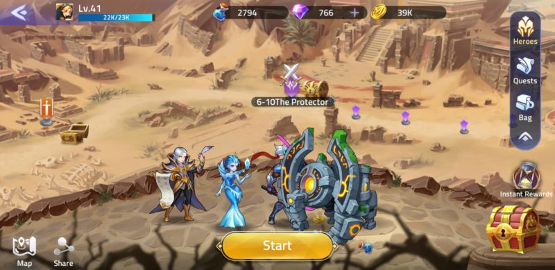 mobile legends adventure - campaign - get diamonds