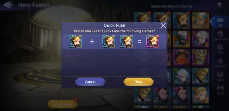 mobile legends adventure - how to fuse