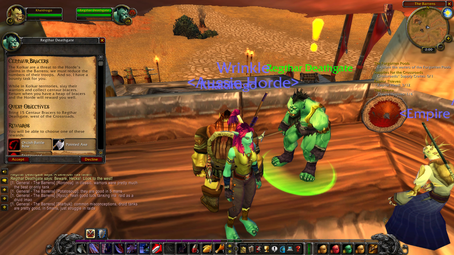 mail bracers wow classic
