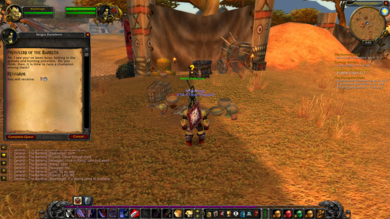 wow classic - prowlers of the barrens location