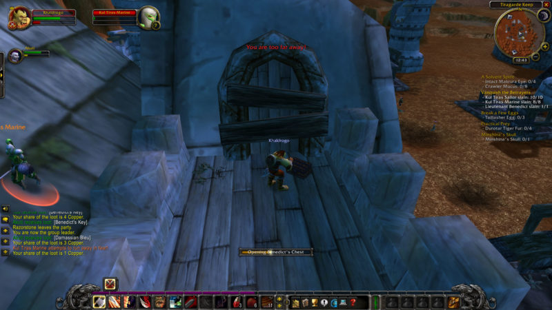 wow classic - vanquish the betrayers - lieutenant benedict